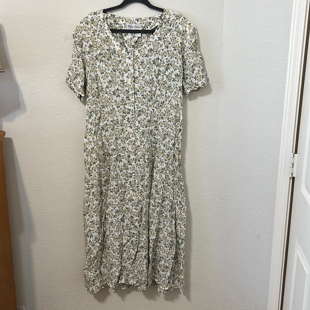 COPY - Betsy Lauren Maxi Button Front Dress - Size 18